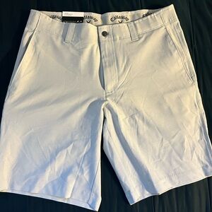 Callaway Men's Performance Golf Shorts Light Grey Size 32